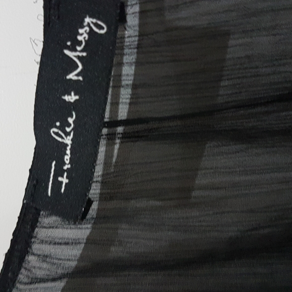 Black sheer top - Picture 3 of 3